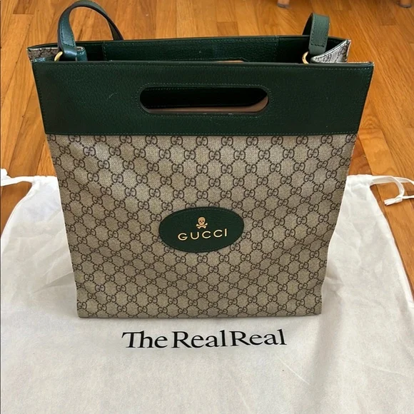 Gucci GG Supreme Messenger Tote Bag - Picture 1 of 15